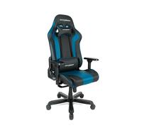 Robas Lund K99 Silla de Gaming, Cuero sintético, Negro/Azul, B/H/T: 70/133-140/70 cm