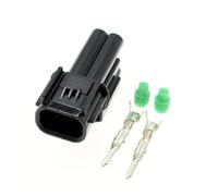 ROBAUN 1-20 juegos de conector de Cable de faro automotriz de 2 pines conector de Cable de enchufe eléctrico 6181-6851 6189-7408 (Color : Male set, Size : 5Sets)