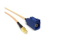 ROBAUN 1 adaptador de cable de cola de cerdo recto con conector macho C a conector MCX RG316 de 15 cm, 6 pulgadas/30 cm/50 cm(Type2,100cm)