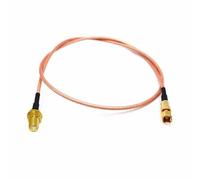 ROBAUN 1 adaptador de cable flexible SMA macho hembra a conector SMC/conector RG316 de 15 cm/30 cm/50 cm/100 cm(SMAK-SMCK,30cm)