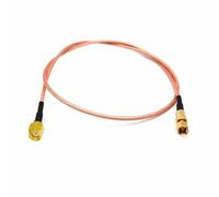 ROBAUN 1 adaptador de cable flexible SMA macho hembra a conector SMC/conector RG316 de 15 cm/30 cm/50 cm/100 cm(RPSMAJ-SMCK,50cm)