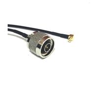 ROBAUN 1 adaptador de cable puente MCX en ángulo recto tipo RA a N macho RG316 RG174 RG178 de 15 cm/30 cm/50 cm/100 cm for enrutador(RG174,1000CM)