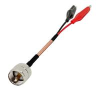 ROBAUN 1 cable de extensión de prueba SMA Mcx Mmcx Bnc N Tnc Uhf macho hembra a pinza de cocodrilo RG316 de 30 cm(UHF male,100CM)