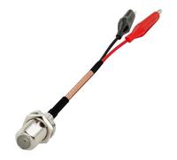 ROBAUN 1 cable de extensión de prueba SMA Mcx Mmcx Bnc N Tnc Uhf macho hembra a pinza de cocodrilo RG316 de 30 cm(F female,100CM)