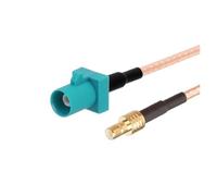 ROBAUN 1 cable flexible de conexión tipo F-kr-Z macho hembra a conector SMB RG316 de 15 cm/30 cm/50 cm/100 cm(J-SMBJ,15CM)