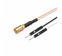 ROBAUN 1 conector de enchufe macho/hembra RF SMA/SMB, adaptador de cable de prueba RG316 de 20 cm(SMBK-J,100CM)