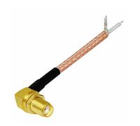 ROBAUN 1 conector SMA macho/hembra/RP for cable RG316, otro extremo sin conector/expuesto/soldadura con horquilla(SMAKW-fork,50cm)