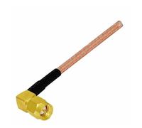 ROBAUN 1 conector SMA macho/hembra/RP for cable RG316, otro extremo sin conector/expuesto/soldadura con horquilla(SMAJW-none,100cm)
