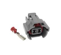ROBAUN 1 Juego de 2 pines 6189-0039 6189-0074 conector de arnés de Cable de boquilla de coche impermeable enchufe automático(1 Set female)