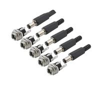 ROBAUN 10 adaptadores de CC Macho y Hembra de 5,5 x 2,1 mm, Conector Hembra for Fuente de alimentación de CC (DC-022, DC-025M, DC-005, DC-022B).(H 5Pair)