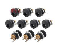 ROBAUN 10 adaptadores de CC Macho y Hembra de 5,5 x 2,1 mm, Conector Hembra for Fuente de alimentación de CC (DC-022, DC-025M, DC-005, DC-022B).(B 10Pcs)