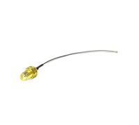 ROBAUN 10 Cables de conexión en Espiral U.FL MHF4 a Conector Hembra SMA de 0,81 mm for enrutador inalámbrico con Tarjeta PCI(30cm)