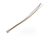 ROBAUN 10 Conectores de Cable de 3 Pines Macho y Hembra XH, Paso de 2,54 mm, Longitud del Cable: 20 cm, Calibre 26 AWG.(10 Male)