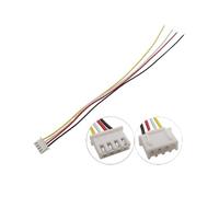 ROBAUN 10 conectores de cable de extensión XH de 2,54 mm de paso, 2/3/4/5/6 pines macho/XH2.54 hembra, 20 cm, 26 AWG(10Pcs 4Pin-J)