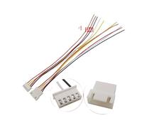 ROBAUN 10 Conectores de Cable de extensión XH de 2,54 mm de Paso, 2/3/4/5/6 Pines Macho/XH2.54 Hembra, 20 cm, 26 AWG(5Pair 5Pin-JK)