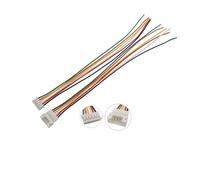 ROBAUN 10 Conectores de Cable PH de 2,0 mm de Paso, 2/3/4/5/6 Pines Macho/Hembra, 26 AWG, Cables electrónicos de 20 cm(6Pin 5Male 5Female)