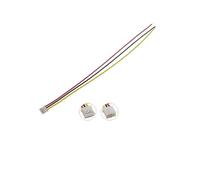 ROBAUN 10 Conectores de Cable PH de 2,0 mm de Paso, 2/3/4/5/6 Pines Macho/Hembra, 26 AWG, Cables electrónicos de 20 cm(3Pin 10Male)