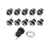 ROBAUN 10 conectores hembra for fuente de alimentación de CC (DC-022B, 5,5 x 2,1 mm, 5,5 x 2,5 mm, 3,5 x 1,3 mm), adaptador de terminal de 2 patas.(3.5x1.3mm 10Pcs)