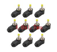 ROBAUN 10 Conectores Macho de alimentación de CC de 5,5 x 2,5/5,5 x 2,1/4,8 x 1,7/4,0 x 1,7/3,5 x 1,35/3,5 x 1,1/2,5 x 0,7 mm, for soldar con Codo.(4.0x1.7mm)