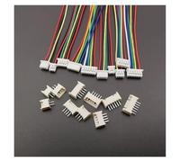 ROBAUN 10 Juegos de Mini Conectores de Cable de 1,25 mm de Paso, 2/3/4/5/6/7/8 Pines, de un Solo Extremo, con Carcasa de terminales, 28 AWG, 10/15 cm(Length 15cm,8Pin)