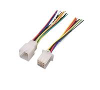ROBAUN 10 Pares de Conectores Macho y Hembra de 2,8 mm, 2, 3, 4, 6 y 9 Pines for Cable eléctrico automotriz, Terminal de Enchufe for Motocicleta y Coche.(9Pin)