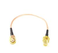 ROBAUN 10 Piezas 100 Piezas RP SMA Macho con Orificio Interior, Interruptor, Conector Hembra inverso, Cable Flexible RG316 de 30 cm for enrutador inalámbrico(100PCS)