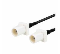 ROBAUN 1PC Fakra B Tipo Macho Hembra Color Blanco A SMA Enchufe Jack Cable Adaptador Pigtail RG316 15cm / 30cm / 50cm / 100cm(FakraBJ-FakraBJ,15CM)
