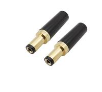 ROBAUN 2 Conectores Macho de CC de 5,5 x 2,5 mm, 5,5 x 2,1 mm, 4 x 1,7 mm y 3,5 x 1,35 mm. Conector Adaptador de CC con Cable de Soldadura for Bricolaje.(5.5x2.5mm)