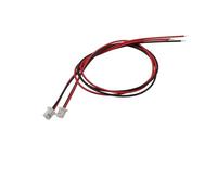 ROBAUN 20 conectores de cable mini de 1,25 mm de paso, 2 pines, hembra, 28 AWG, for cables electrónicos, 10/15/20/30 cm(20CM)