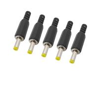 ROBAUN 5 Conectores Macho de CC de 3,5 x 1,3 mm, 4,0 x 1,7 mm, 4,8 x 1,7 mm, 5,5 x 2,1 mm, 5,5 x 2,5 mm y 6,5 x 4,4 mm for Cable de Soldadura.(4.0x1.7mm)