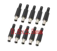 ROBAUN 5 Conectores Macho de CC de 3,5 x 1,3 mm, 4,0 x 1,7 mm, 4,8 x 1,7 mm, 5,5 x 2,1 mm, 5,5 x 2,5 mm y 6,5 x 4,4 mm for Cable de Soldadura.(5.5x2.5mm)