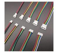 ROBAUN 5 pares de conectores macho y hembra de 1,25 mm de paso, 2 pines, 3 pines, 4 pines y 5 pines, con cables de 150 mm y 28 AWG.(6Pin)