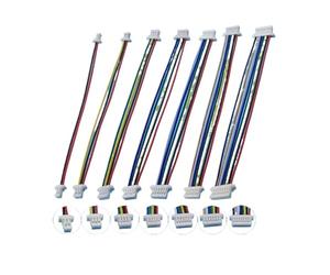 ROBAUN 50 conectores mini SH de 1,0 mm de paso, 2/3/4/5/6/7/8 pines, hembra, for cable electrónico, 10 cm, 28 AWG(Female to Female,5Pin)