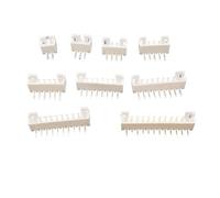 ROBAUN 50 terminales PH de 2,0 mm de paso, carcasa de plástico, conector macho en ángulo recto, conector de cable de 2 pines, 3, 4, 5, 6, 7, 8, 9, 10 y 12 pines.(50PCS_2PIN)