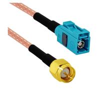 ROBAUN Adaptador de cable de coleta macho hembra tipo Z universal azul a conector SMA RG316 de 15 cm/30 cm/50 cm/100 cm(Type7,100CM)