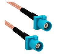 ROBAUN Adaptador de Cable de coleta Macho Hembra Tipo Z Universal Azul a Conector SMA RG316 de 15 cm/30 cm/50 cm/100 cm(Type13,100CM)