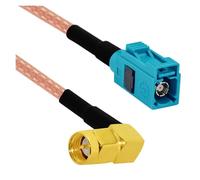 ROBAUN Adaptador de Cable de coleta Macho Hembra Tipo Z Universal Azul a Conector SMA RG316 de 15 cm/30 cm/50 cm/100 cm(Type11,15CM)