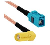 ROBAUN Adaptador de cable de coleta macho hembra tipo Z universal azul a conector SMA RG316 de 15 cm/30 cm/50 cm/100 cm(Type12,30CM)
