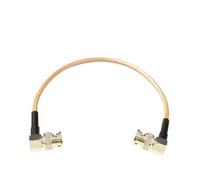 ROBAUN Adaptador de cable de conexión en espiral BNC macho a conector hembra RG316 de 15 cm, 30 cm, 50 cm y 100 cm(BNCJW-BNCJW,200CM)