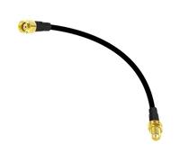 ROBAUN Adaptador de cable de extensión de enrutador RP SMA macho a hembra inversa RG316 RG174 RG178 RG58 RG142(RG58,1000CM)