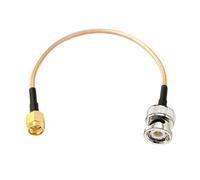 ROBAUN Adaptador de cable flexible con conector macho hembra SMA a conector BNC RG316 de 15 cm/30 cm/50 cm/100 cm(SMAJ-BNCJ,15cm)