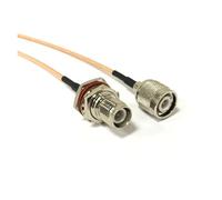 ROBAUN Adaptador de Cable Puente TNC Macho Hembra a Conector TNC RG316 de 15 cm/30 cm/50 cm/100 cm for módem inalámbrico(TNCJ-RPTNCK,50cm)