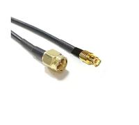 ROBAUN Adaptador de cable recto con conector macho SMA a conector macho MCX RG316 RG174 RG178 de 15 cm y 6 pulgadas(RG174,1000CM)