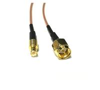 ROBAUN Adaptador de Cable Recto con Conector Macho SMA a Conector Macho MCX RG316 RG174 RG178 de 15 cm y 6 Pulgadas(RG178,400CM)