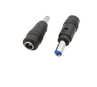 ROBAUN Adaptador de corriente continua (macho a hembra): 6,0 x 4,4 mm, 6,3 x 3,0 mm, 5,5 x 2,5 mm, 5,5 x 2,1 mm, 5,5 x 1,7 mm, 4,8 x 1,7 mm, 4,0 x 1,7 mm, 3,5 x 1,35 mm. Conector for portátil.(D,2Pcs)
