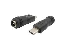 ROBAUN Adaptador de corriente continua (macho a hembra): 6,0 x 4,4 mm, 6,3 x 3,0 mm, 5,5 x 2,5 mm, 5,5 x 2,1 mm, 5,5 x 1,7 mm, 4,8 x 1,7 mm, 4,0 x 1,7 mm, 3,5 x 1,35 mm. Conector for portátil.(T,5Pcs)