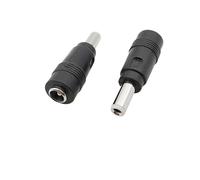 ROBAUN Adaptador de corriente continua (macho a hembra): 6,0 x 4,4 mm, 6,3 x 3,0 mm, 5,5 x 2,5 mm, 5,5 x 2,1 mm, 5,5 x 1,7 mm, 4,8 x 1,7 mm, 4,0 x 1,7 mm, 3,5 x 1,35 mm. Conector for portátil.(C,2Pcs)