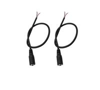 ROBAUN Cable conector de alimentación de CC macho y hembra de 3,5 mm x 1,35 mm, cable de extensión for tira de luz.(2 Female)