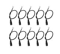 ROBAUN Cable conector de alimentación de CC macho y hembra de 3,5 mm x 1,35 mm, cable de extensión for tira de luz.(10 Female)