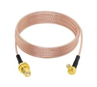 ROBAUN Cable de ángulo recto con conector hembra SMA a conector macho MCX RG174 RG178 RG316 de 10 cm/30 cm/50 cm for módem inalámbrico(RG178,30CM)